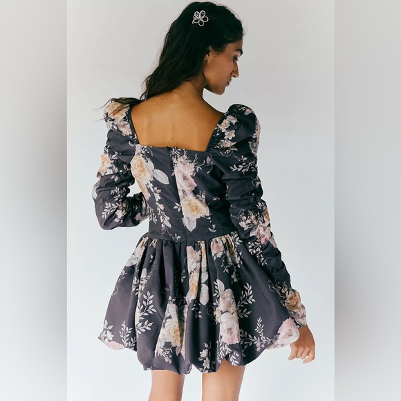 Free People Maison Amory The Giselle Long-Sleeve Mini Dress - Picture 2 of 7